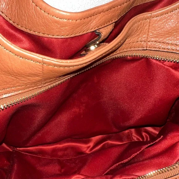 Coach Tan Leather Women's Bag - Picture 7 of 9